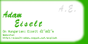 adam eiselt business card